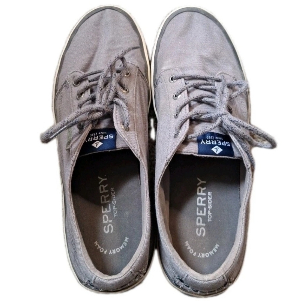 Sperry Coastline Blucher Men's Grey Casual/Boat Shoes -Size 11 - Good Condition